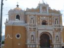 Typical Church in Antigua area: Loved the detail on this church that had had some serious work done on it. 